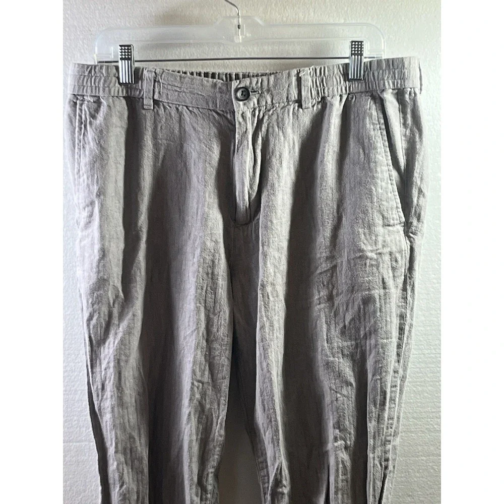 Banana Republic Men's Slim fit Pants 34X32 Linen Blend